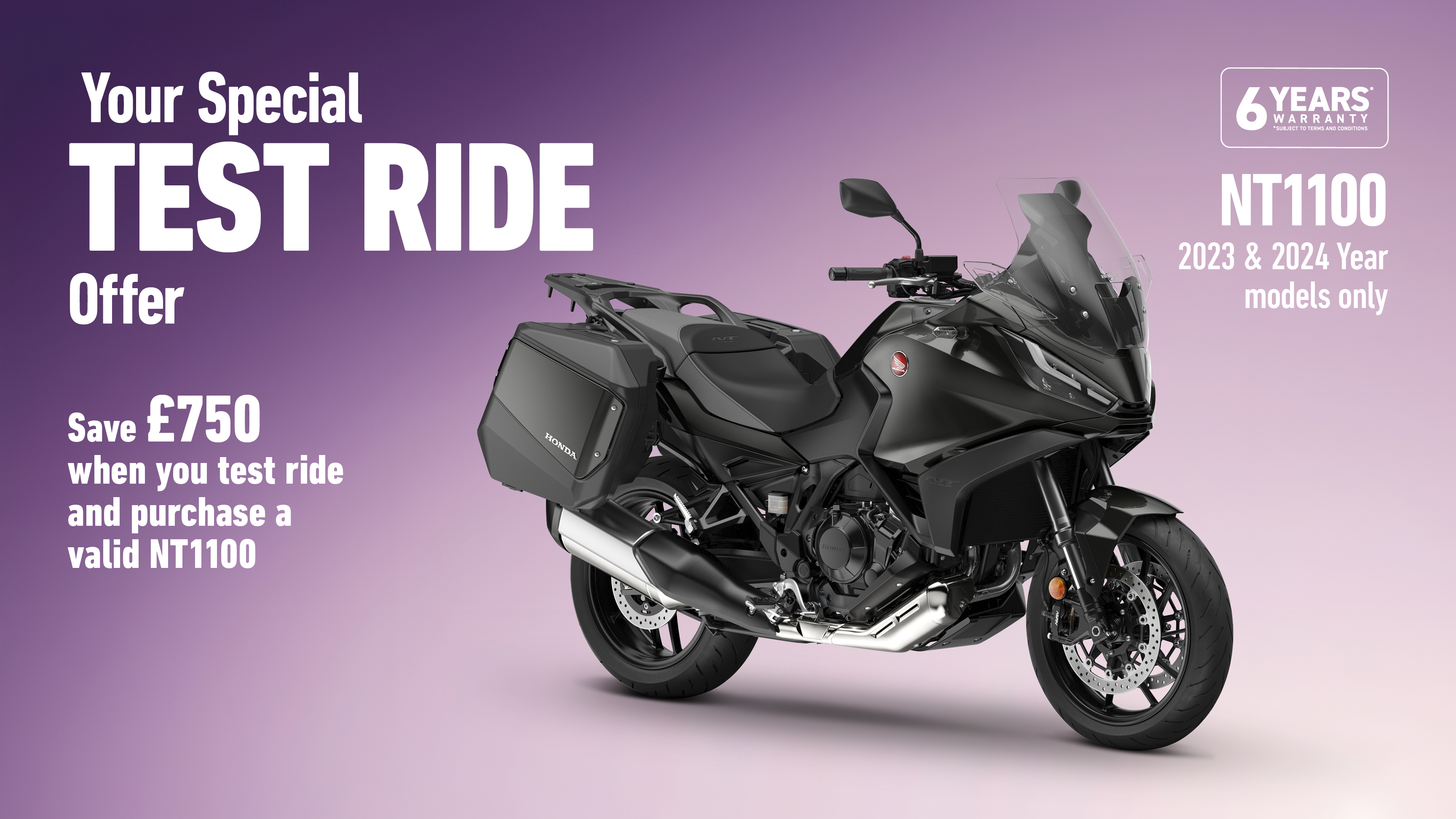Your Special TEST RIDE Offer